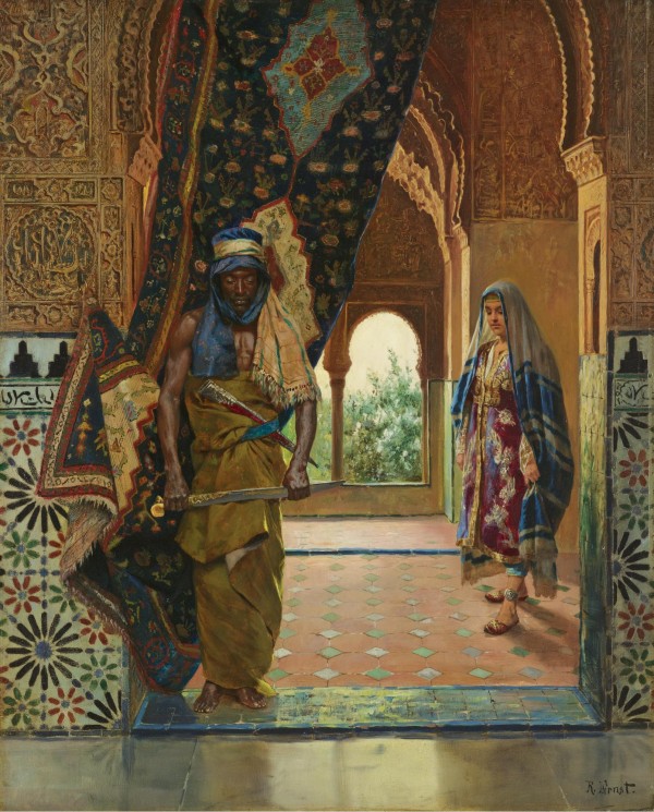 The Guard of the Harem by Rudolf Ernst